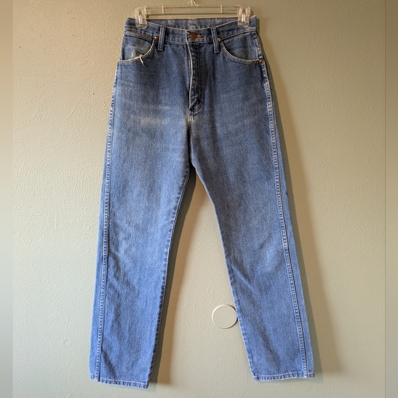 Vintage Wranglers High Waist Boot Cut Long Tall Jeans - Picture 2 of 10